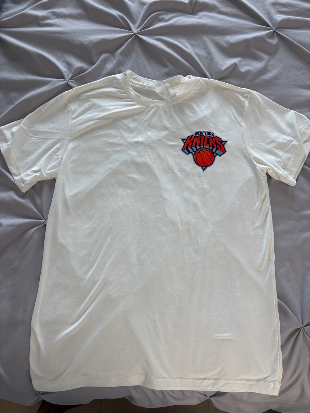 NEVER WORN New York Knicks x New York or Nowhere Inspired White T-Shirt